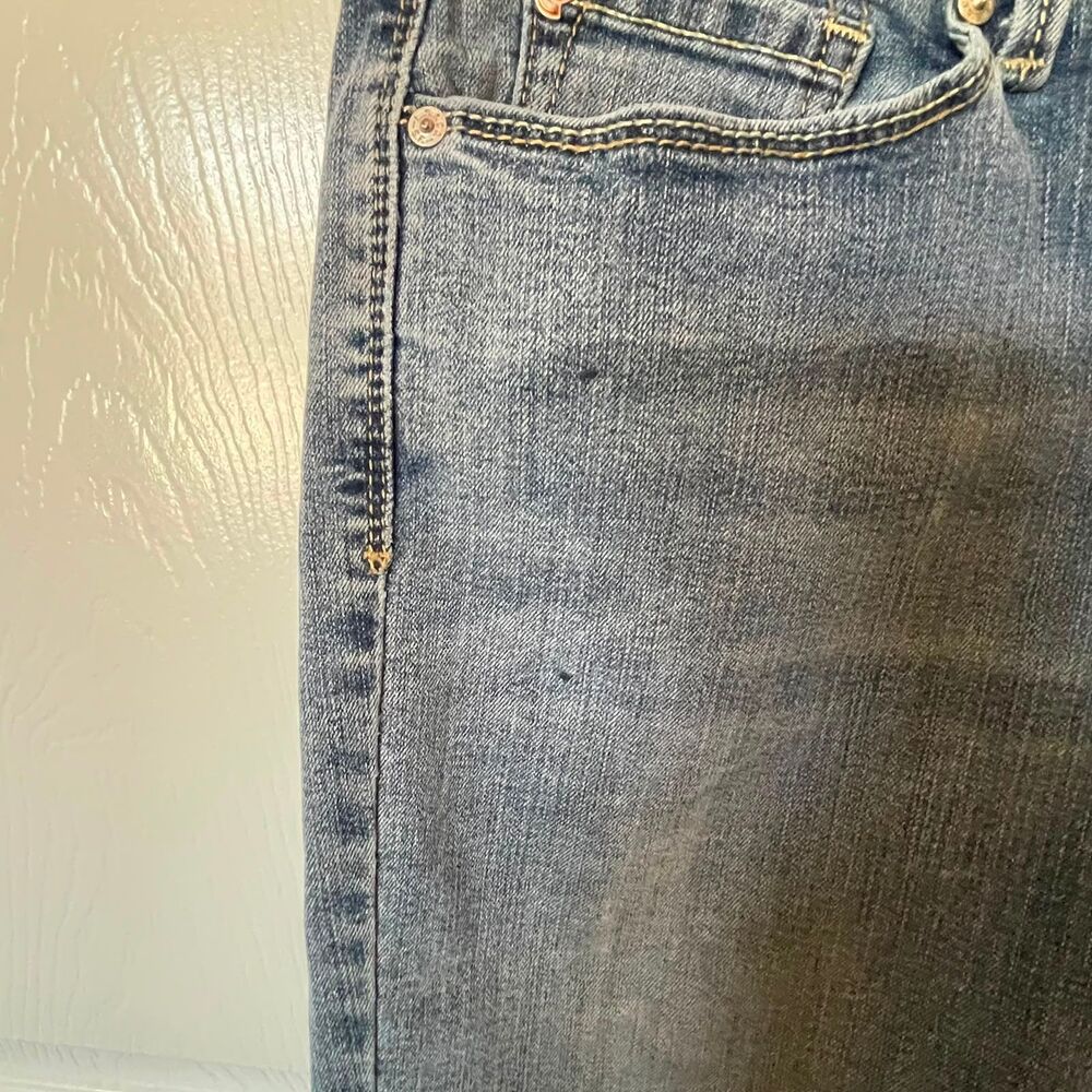 Denizen Levi's Womens Modern Skinny Jeans Size 4, W27, L32 Gray Medium Denim - Picture 11 of 14